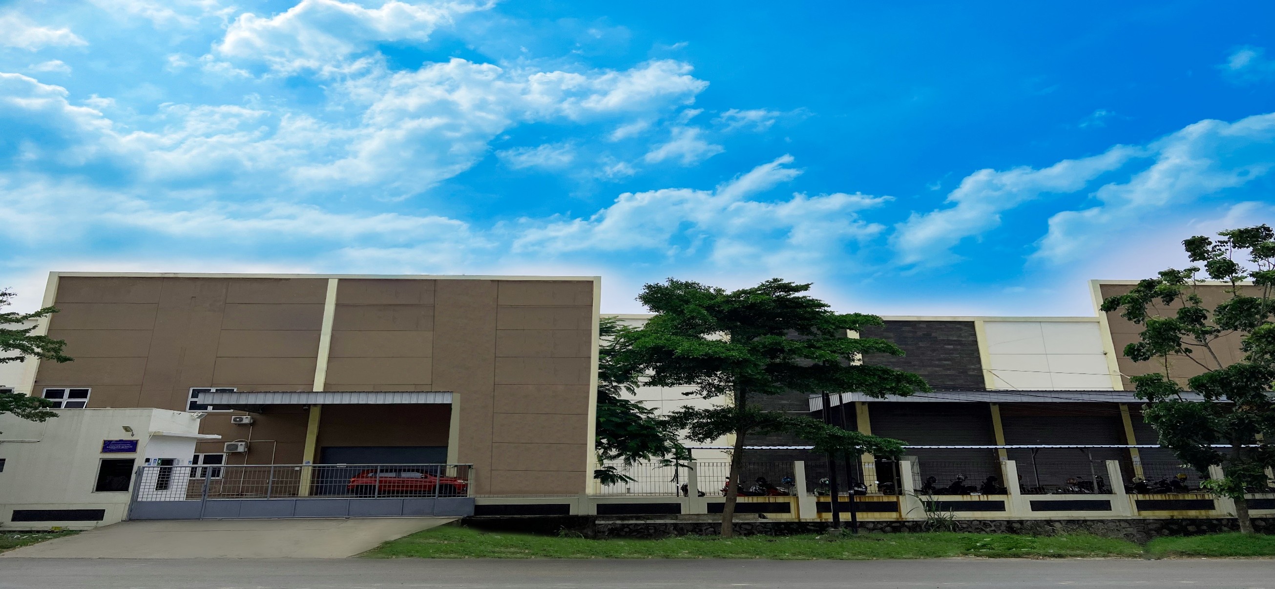 Panoramic view of Indonesia Dihao factory office