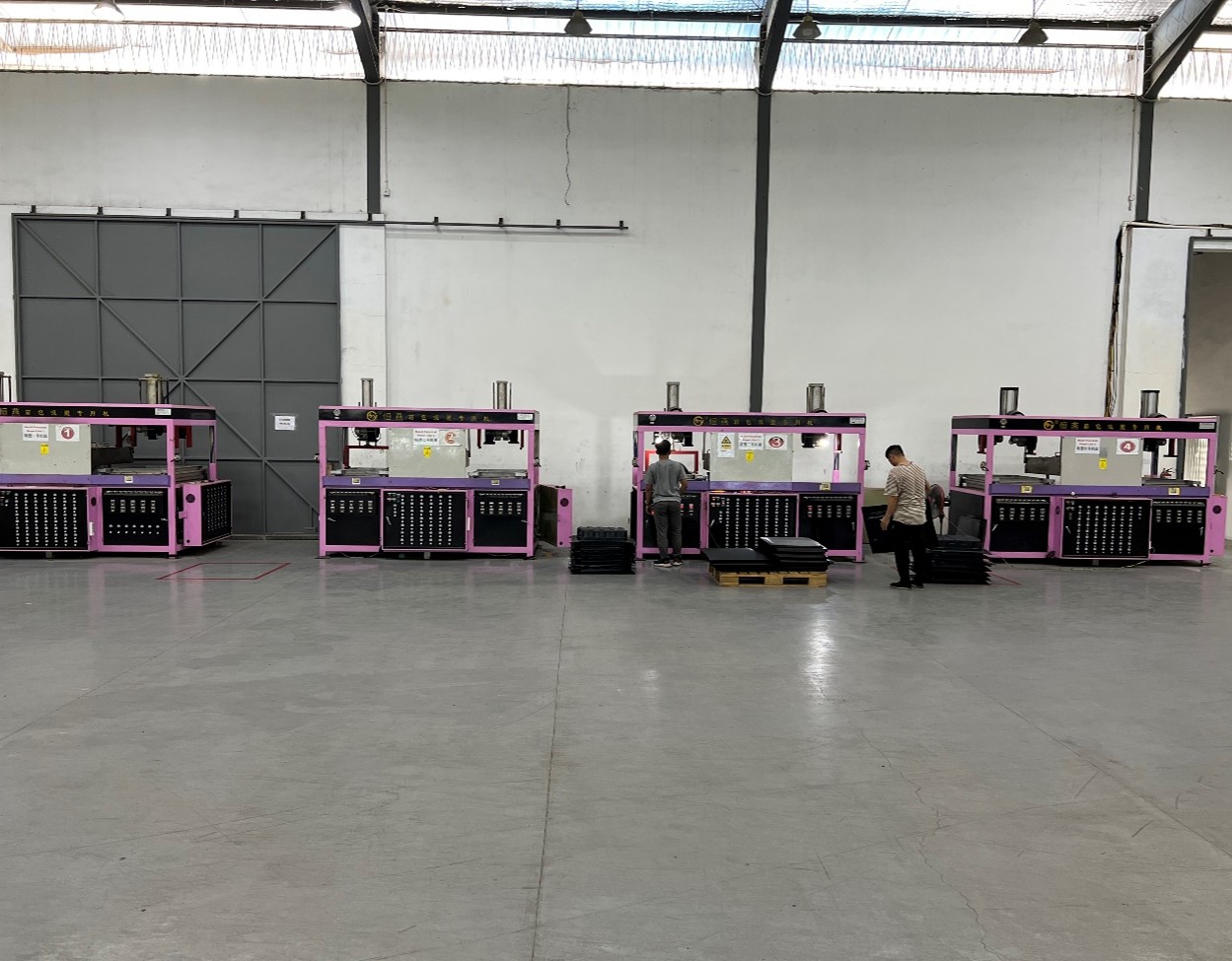 Production scene of Blister Department